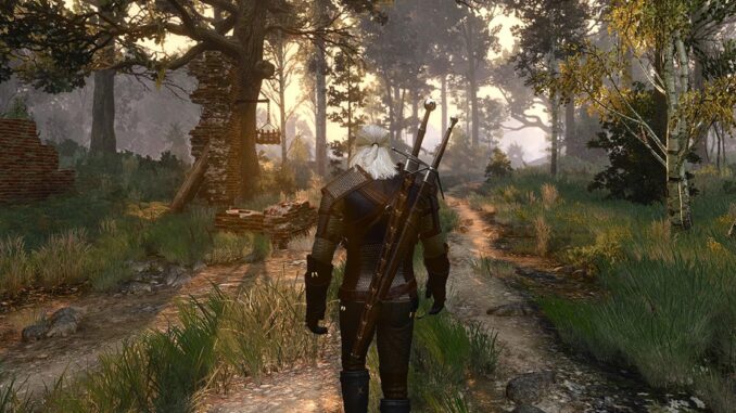 New mods for The Witcher 3 improve visual effects and add new locations in the White Garden