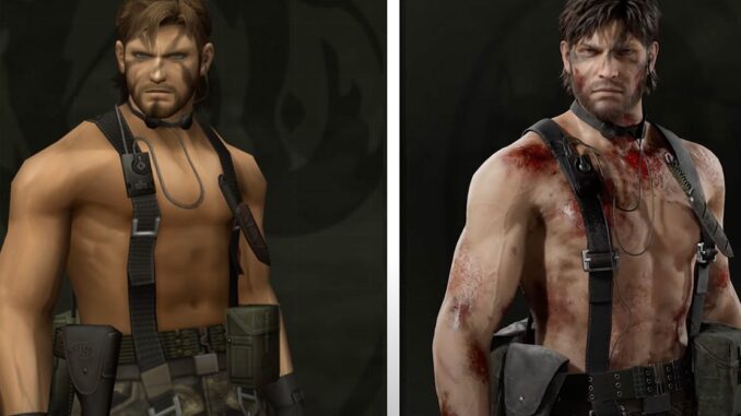 New Metal Gear Solid Delta vs MGS3 Comparison Shows Massive Improvements to Models Animation Environments Camera and More